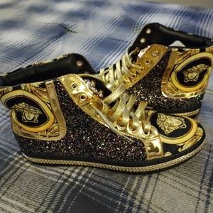 Versace hip hop tennis shoes